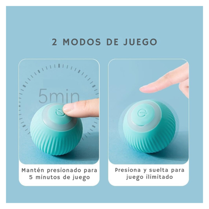 Pelota interactiva para gatos