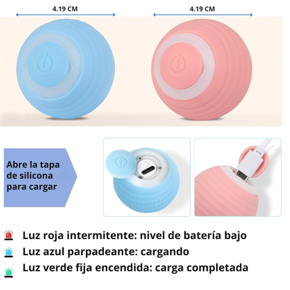 Pelota interactiva para gatos