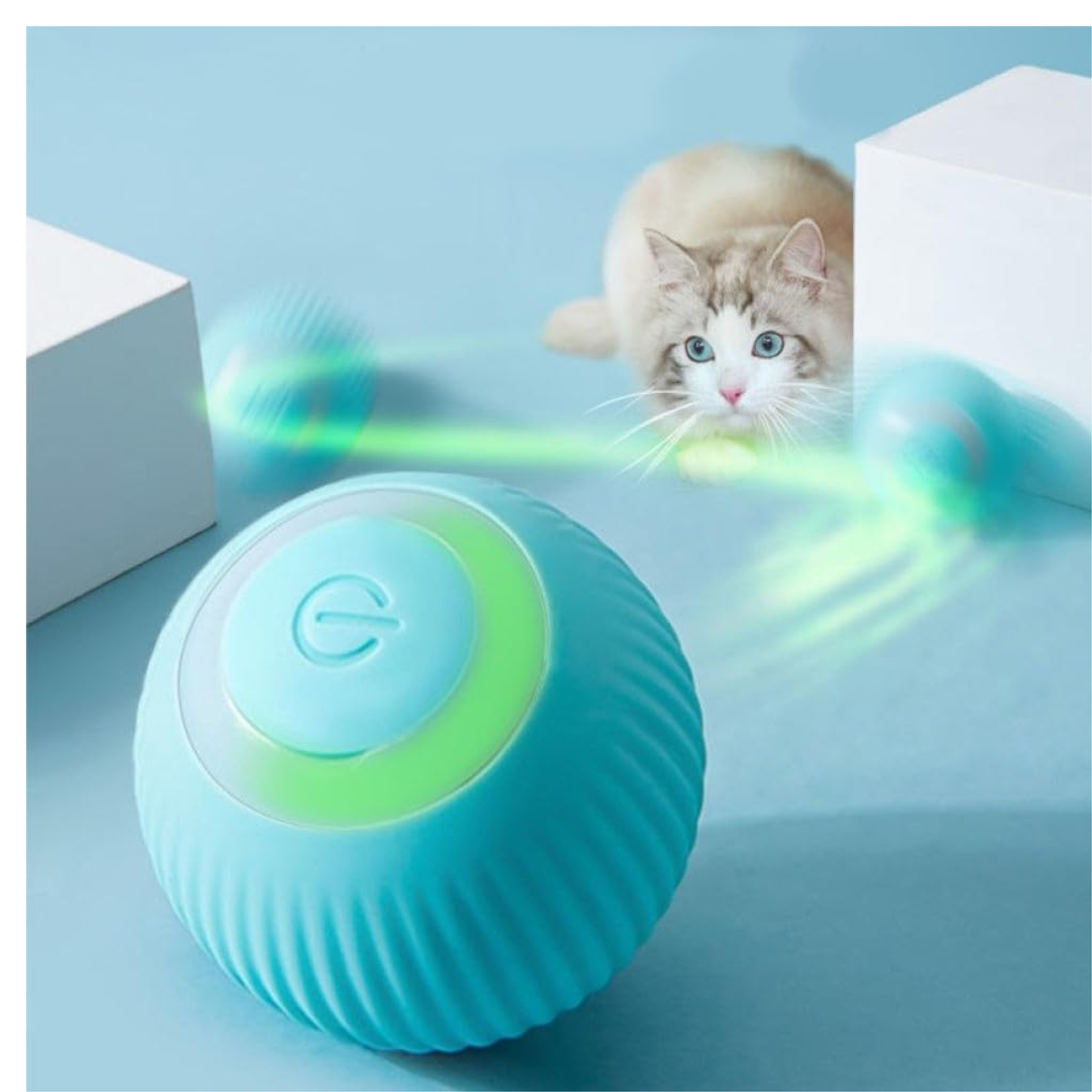 Pelota interactiva para gatos